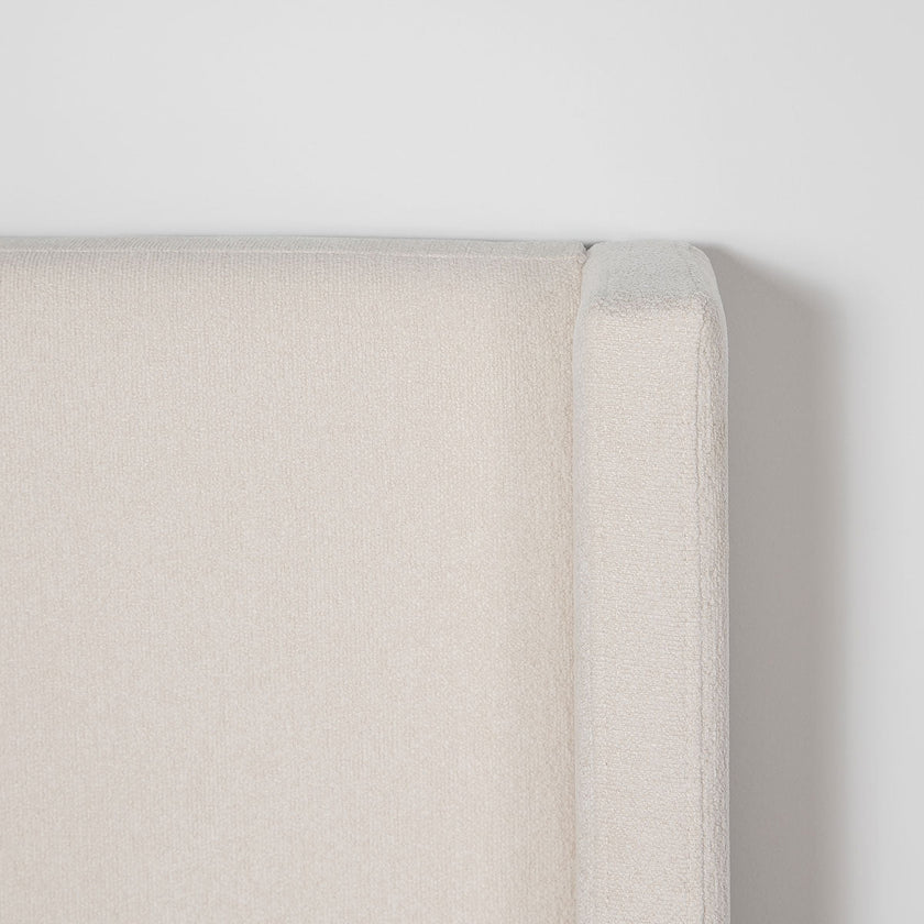 Angie Modern Storage Drawer Bed - Cream