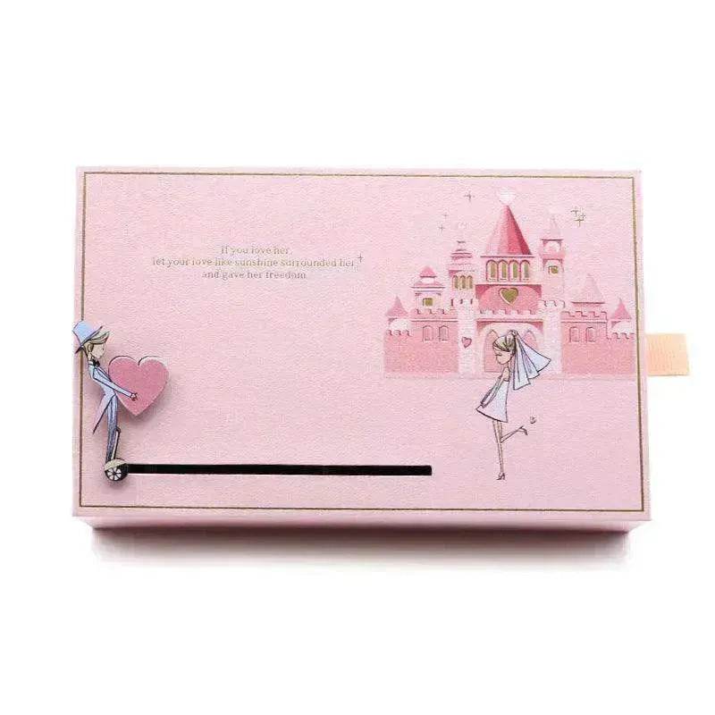 Love Castle Jewelry Ring & Necklace Box
