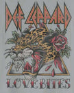 Def Leppard Vintage Love Bites Silver T-Shirt