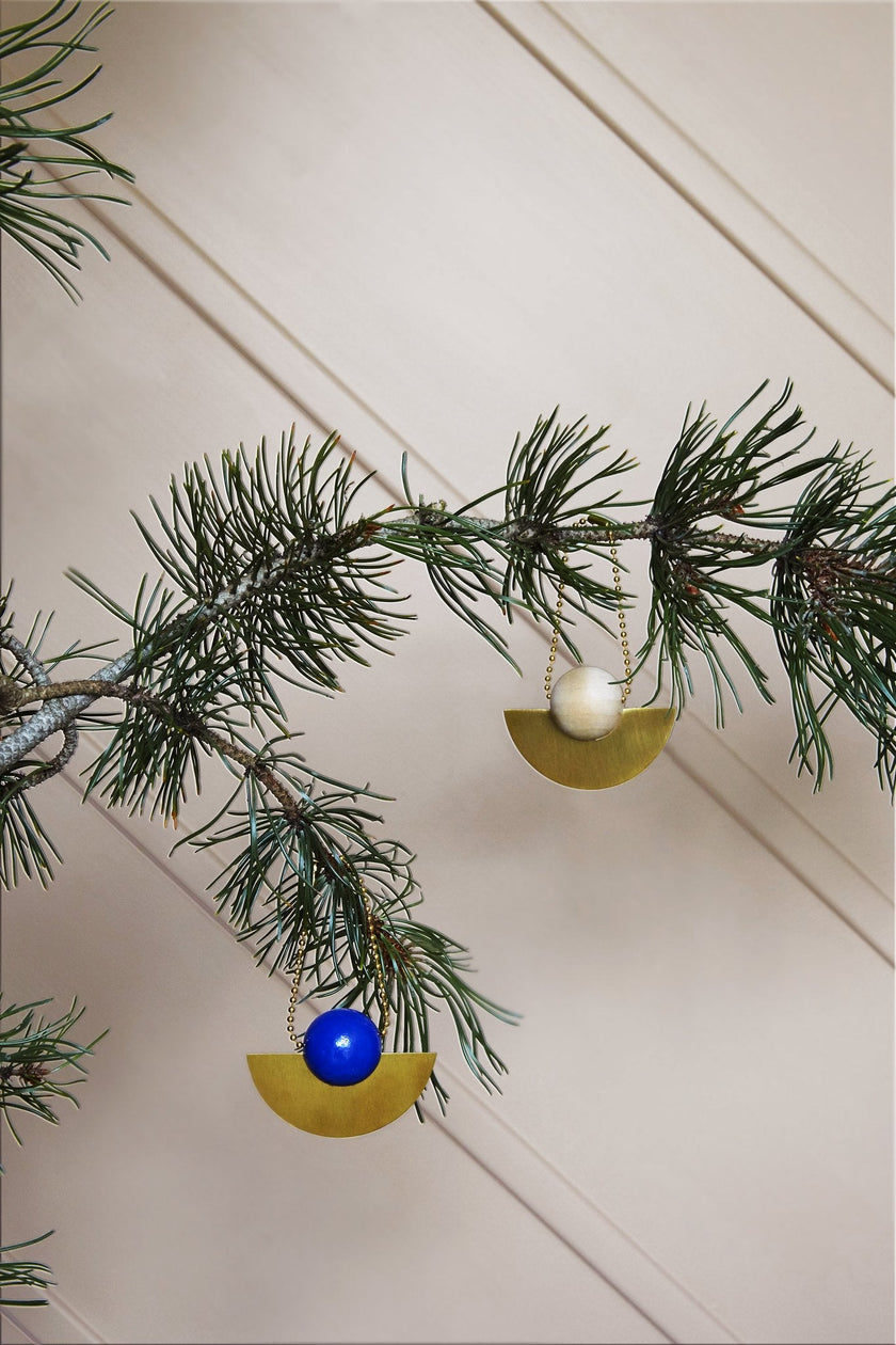 Lucia Christmas Ornament - Blue
