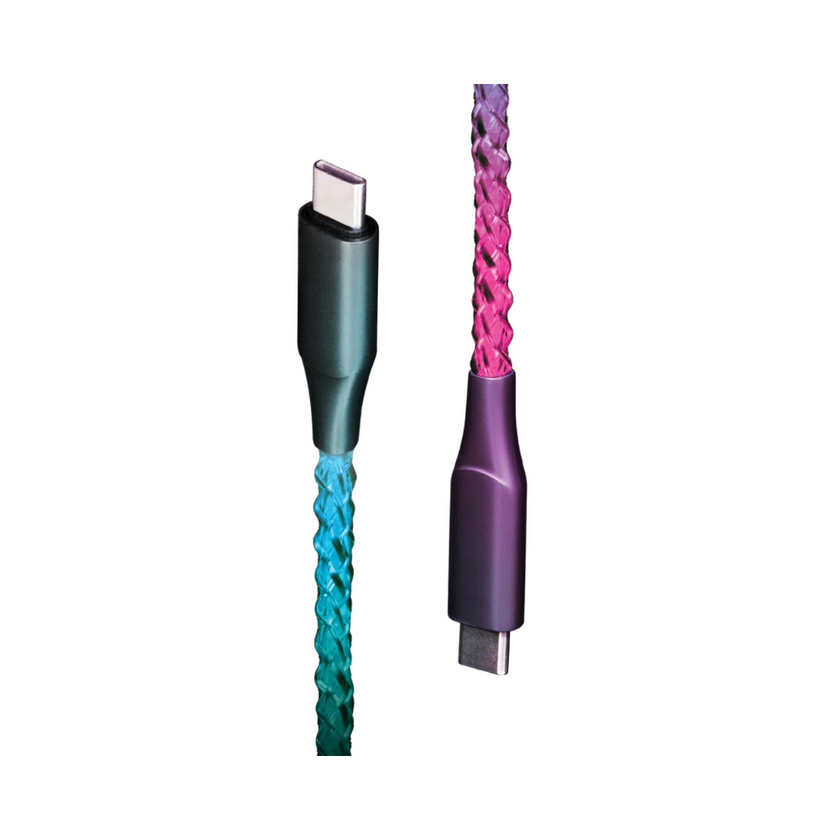 Câble USB-C à LED Lucid Charge 3,2'
