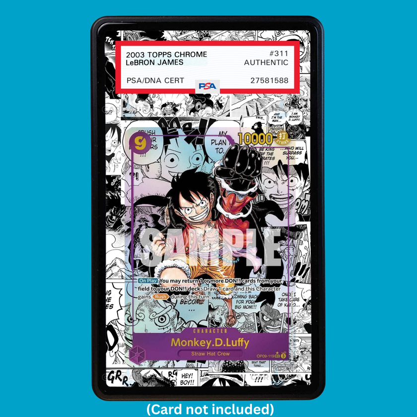 MonkeyD.Luffy OP09-119 Manga Emperors in the New World (Graded) Display Case
