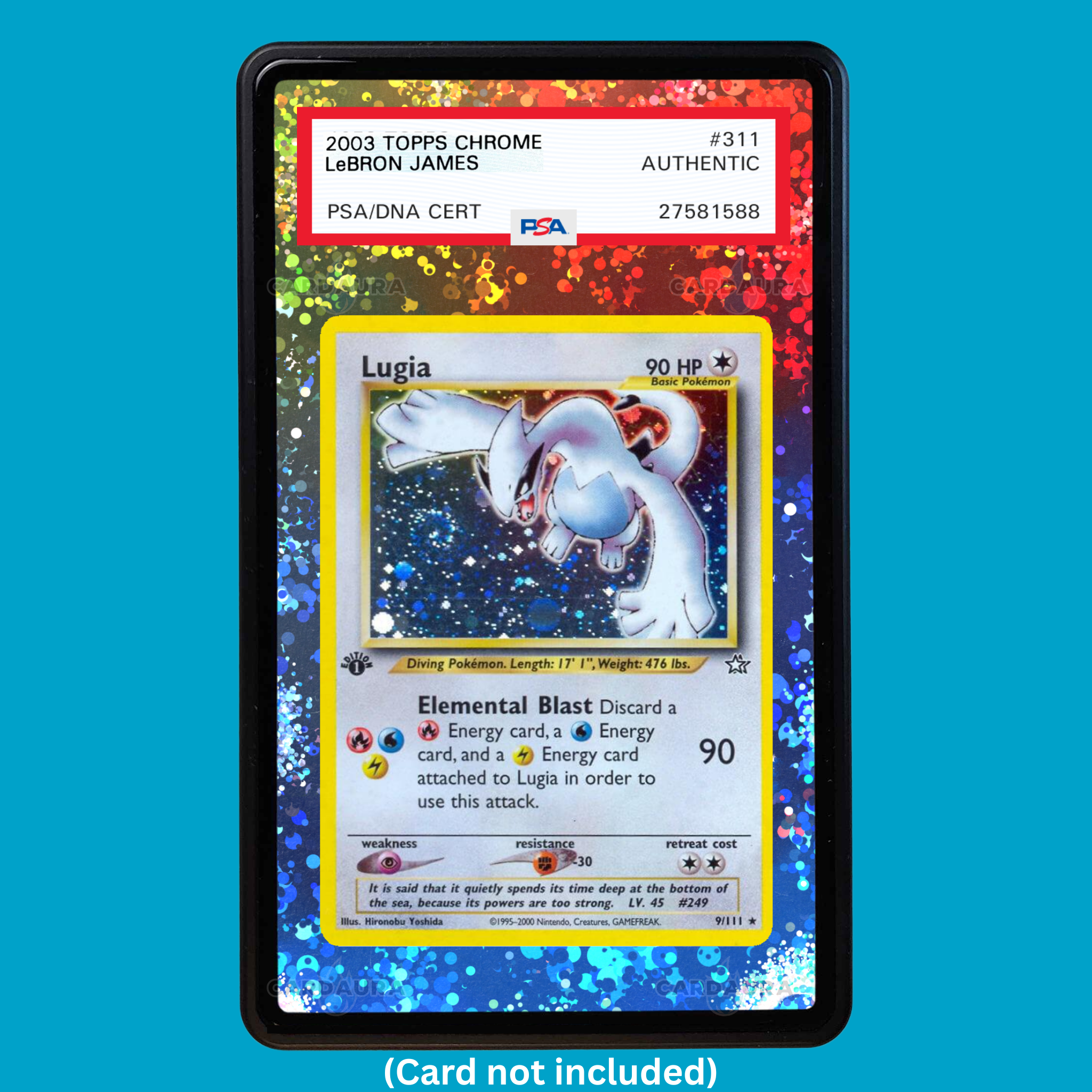 Lugia 9/111 Neo Genesis (Graded) Display Case