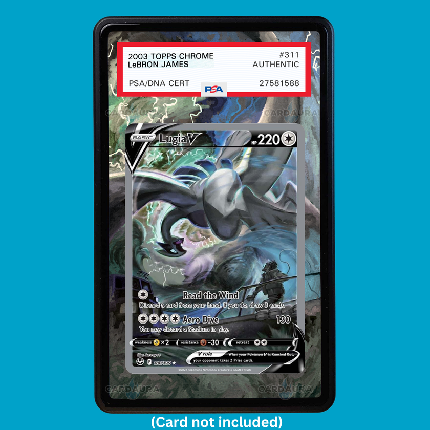Lugia V 186/195 (Alt Art) Silver Tempest (Graded) Display Case