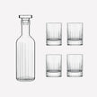 Luigi Bormioli - Bach - 5 Pieces Spirits Bottle Set With Airtight Glass Stopper