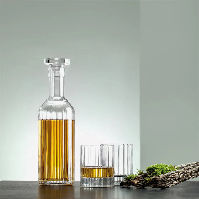 Luigi Bormioli - Bach - 5 Pieces Spirits Bottle Set With Airtight Glass Stopper
