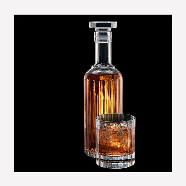 Luigi Bormioli - Bach - 5 Pieces Spirits Bottle Set With Airtight Glass Stopper
