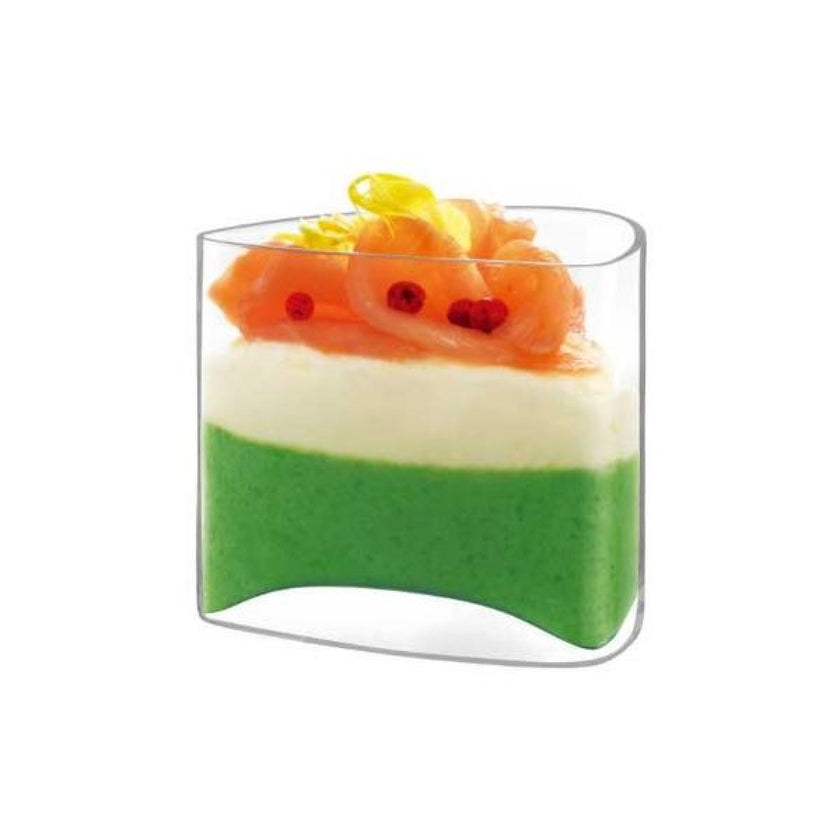 Luigi Bormioli - Chef-d'œuvre de Michel-Ange - Amuse-bouche triangulaire 140 ml (lot de 6)