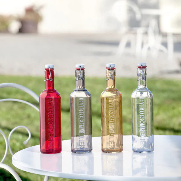 Luigi Bormioli - Optima - 34 OZ HYDROSOMMELIER BOTTLE WITH STAINLESS STEEL AIRTIGHT CLOSURE