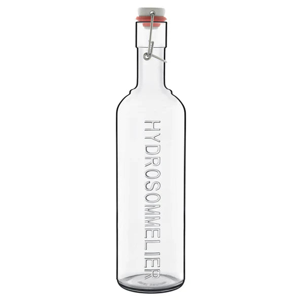 Luigi Bormioli - Optima - 34 OZ HYDROSOMMELIER BOTTLE WITH STAINLESS STEEL AIRTIGHT CLOSURE