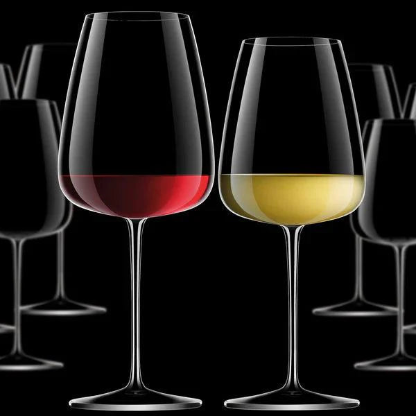 Luigi Bormioli - Ensemble de verrerie Talismano 8 pièces (4 verres à Bordeaux et 4 verres à Chardonnay)