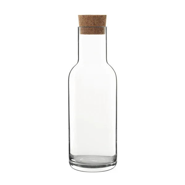 Luigi Bormioli - sublime - 34 oz carafe with cork stopper