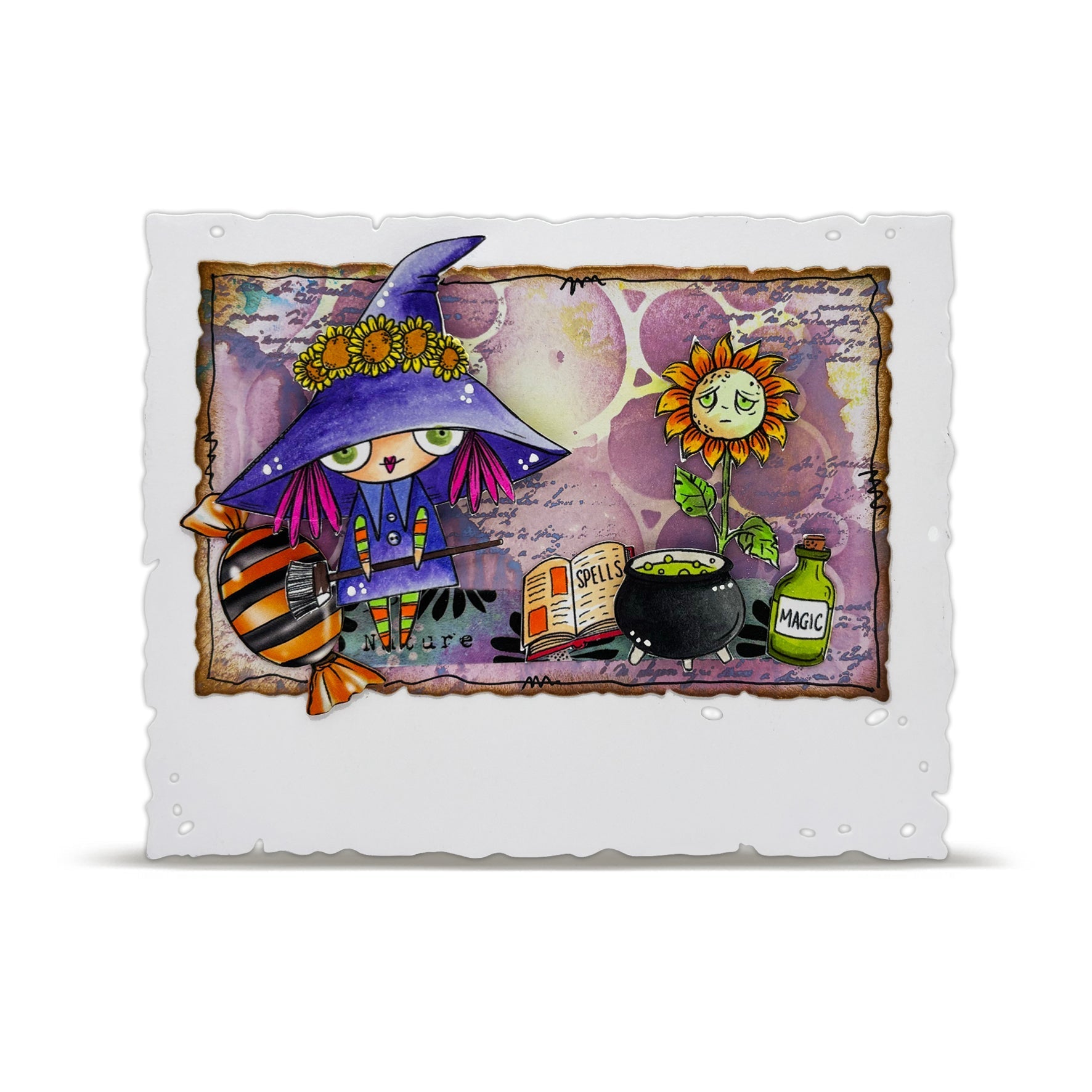 AALL and Create - A7 Stamp Set - Wee Witch
