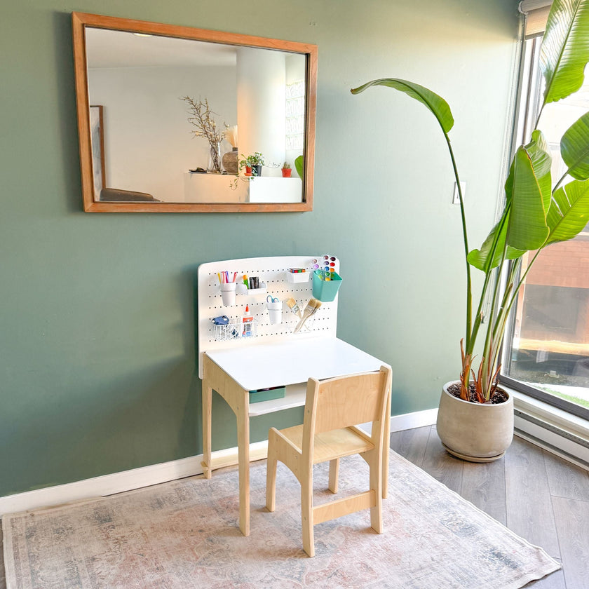 LUMEN - Big Kid Desk & Chair | Adjustable Height Study Table