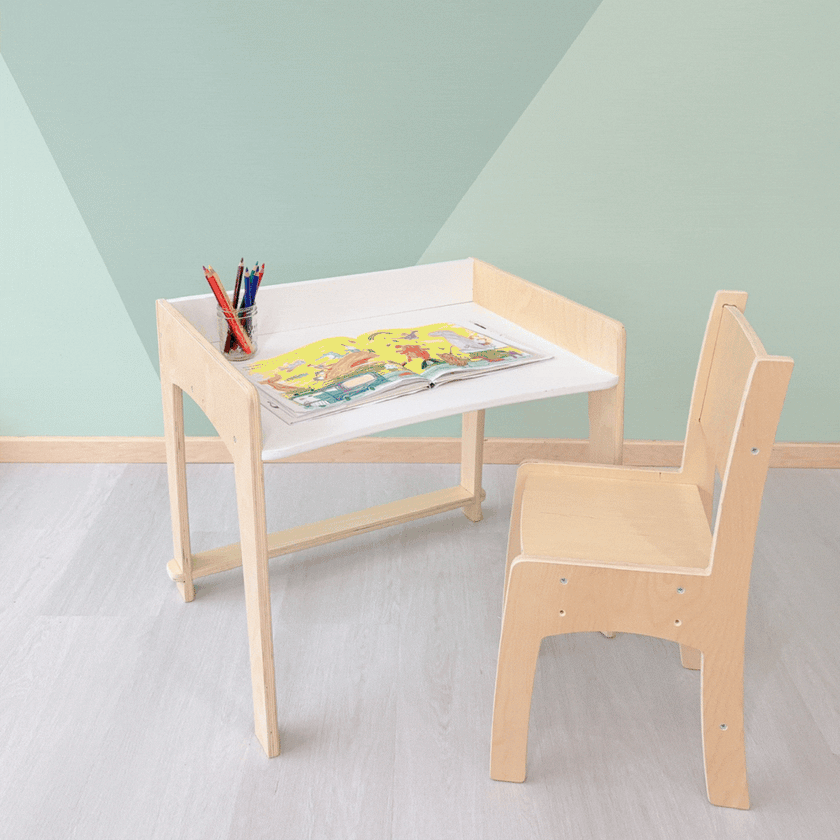 LUMEN - Big Kid Desk & Chair | Adjustable Height Study Table