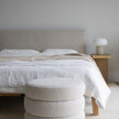 Luna Tool Free Upholstered Queen Bed - Beige
