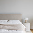 Luna Tool Free Upholstered Double Bed - Beige