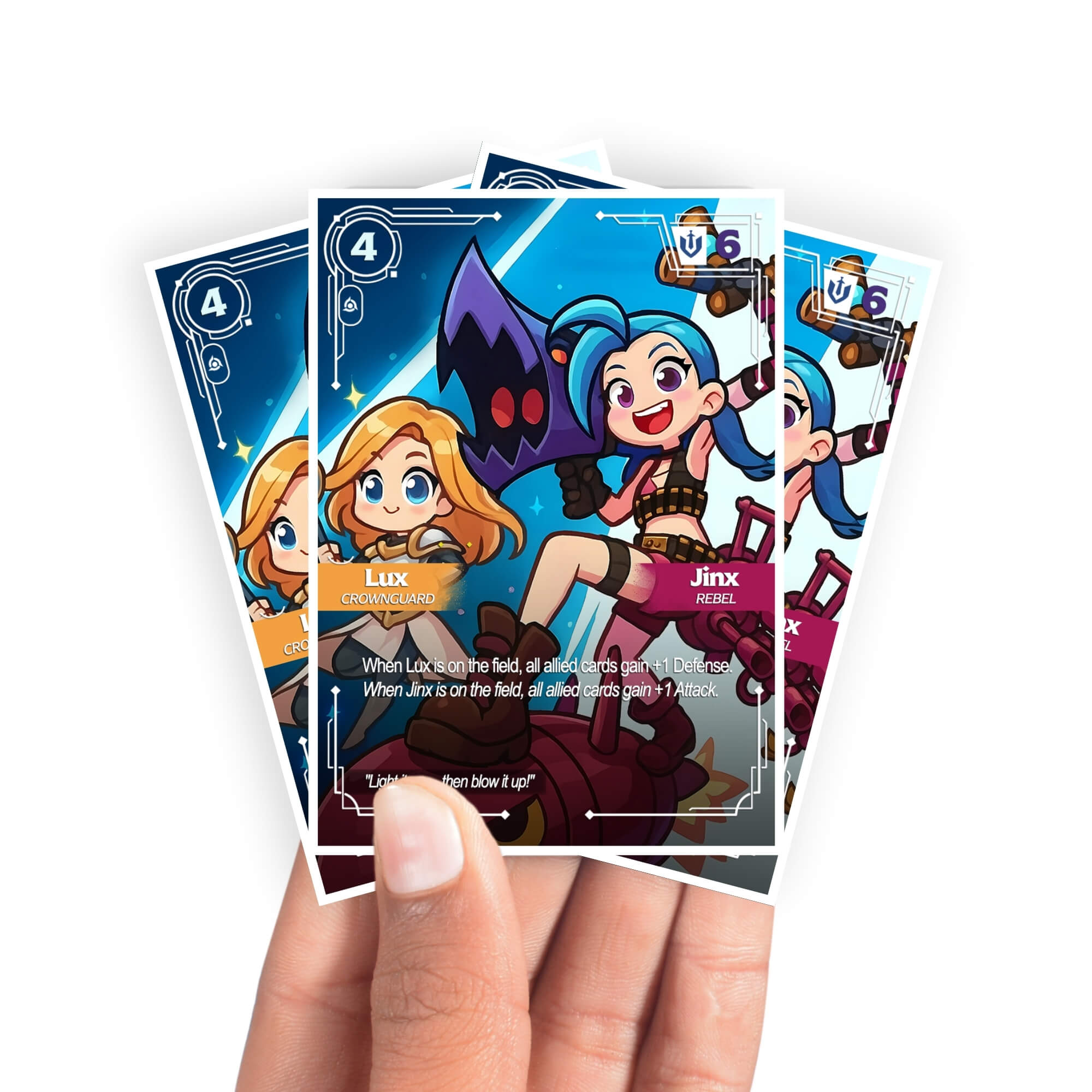 Protège-cartes Lux et Jinx