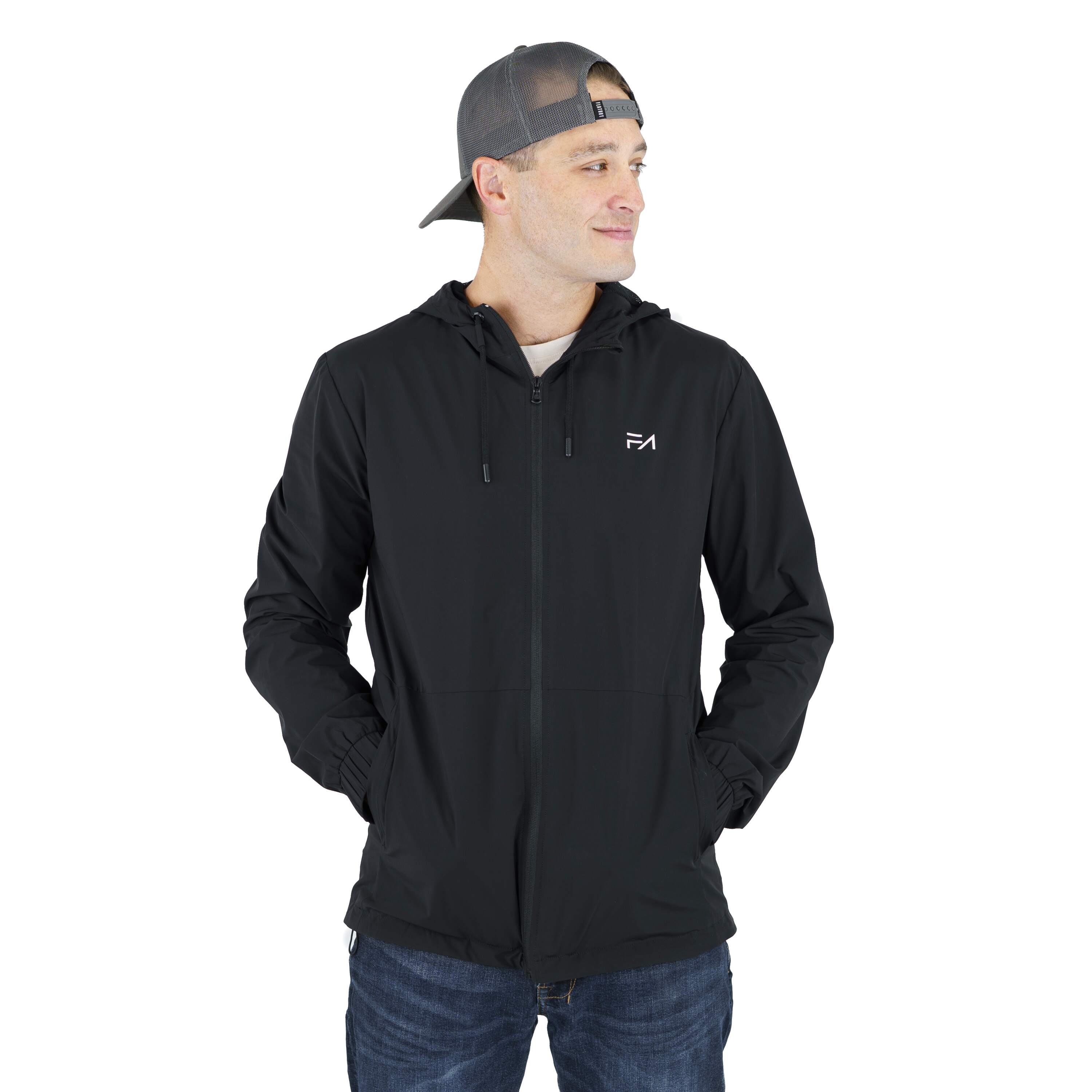 Lux Zipup Jacket Black