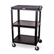 Luxor - 24in Adjustable-Height Steel Utility Cart
