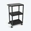 Luxor - AV Cart - Three Shelves | 24 x 42 Inches