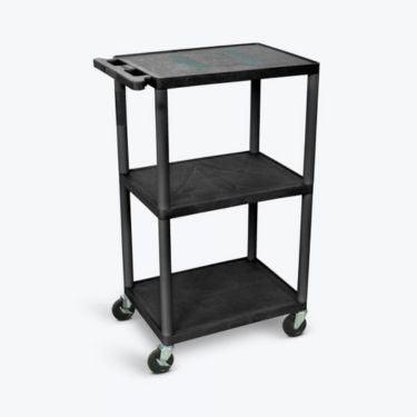 Luxor - AV Cart - Three Shelves | 24 x 42 Inches