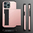 Luxury Slide Iphone case wallet Apple Phone case card holder