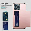 Luxury Slide Iphone case wallet Apple Phone case card holder