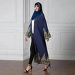 Luxury Vintage Abaya Kimono Jacket for Arab Turkey Middle East Women