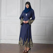Luxury Vintage Abaya Kimono Jacket for Arab Turkey Middle East Women