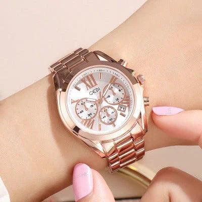 Luxury rose gold watch For Women