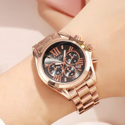 Luxury rose gold watch For Women