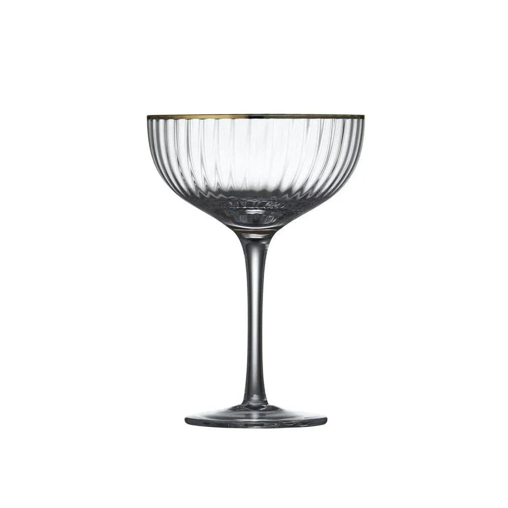 Lyngby - Palermo Cocktail Glass Gold 4/St 315ml/105oz