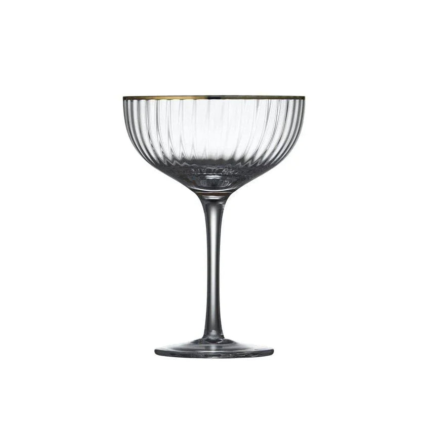 Lyngby - Palermo Cocktail Glass Gold 4/St 315ml/105oz