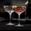 Lyngby - Palermo Cocktail Glass Gold 4/St 315ml/105oz