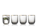 Lyngby - Palermo Tumbler Gold 4/St 350ml/12oz