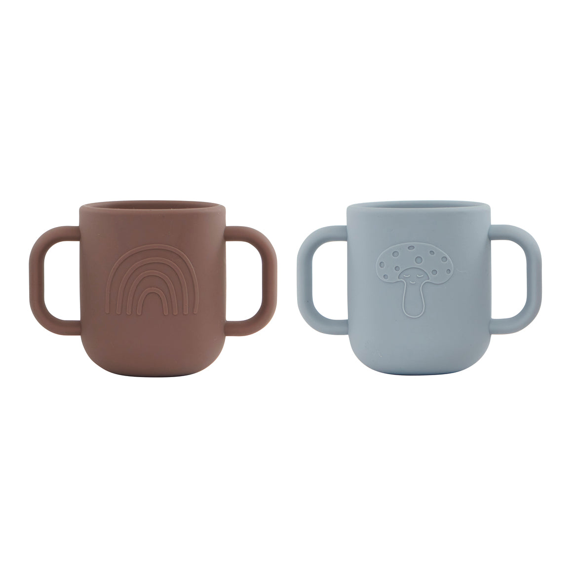 Kappu Cup - Pack of 2 - Dusty blue / Choko