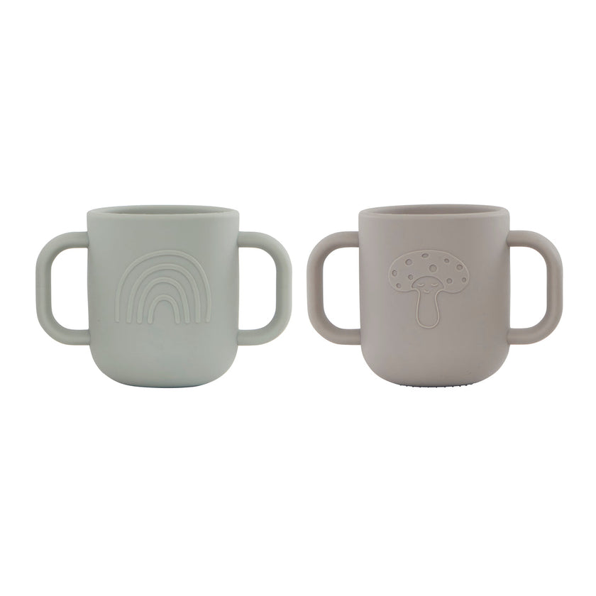 Kappu Cup - Pack of 2 - Clay / Pale mint