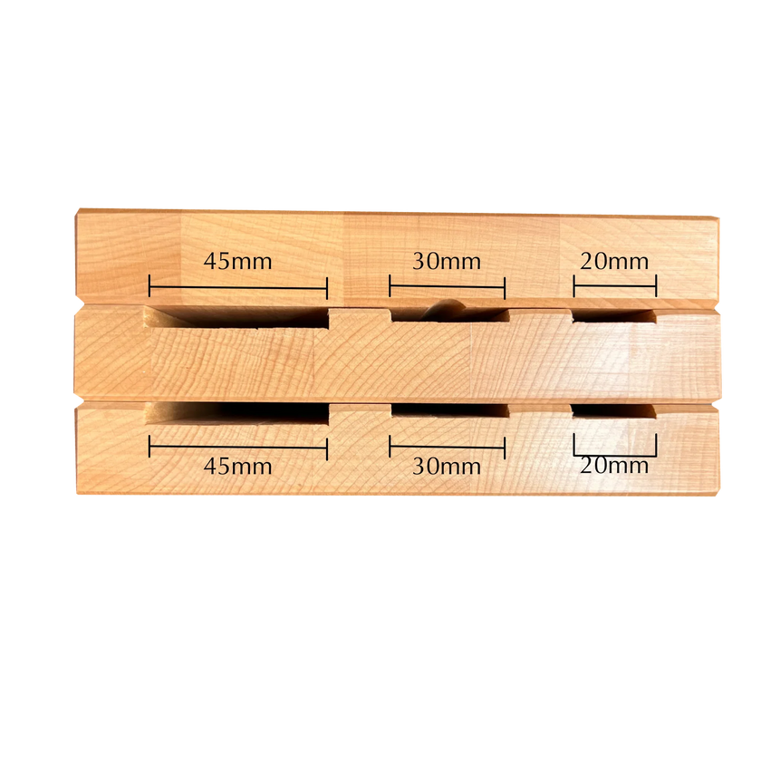 Knife Block Milly Beech Wood - (Knife not included)