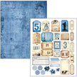 Mixed Media Book Urban Blue Denim A4 Maxi