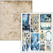Mixed Media Book Urban Blue Denim A4 Maxi