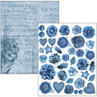 Mixed Media Book Urban Blue Denim A4 Maxi