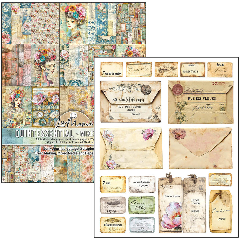 Mixed Media Book Quintessential A4 Maxi