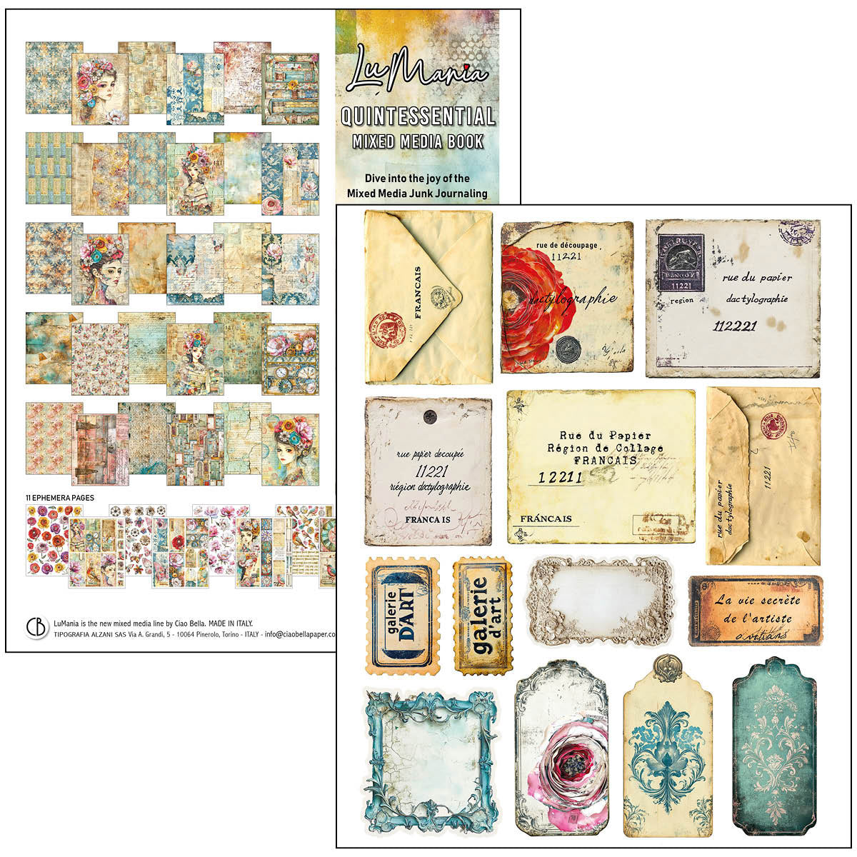 Mixed Media Book Quintessential A4 Maxi