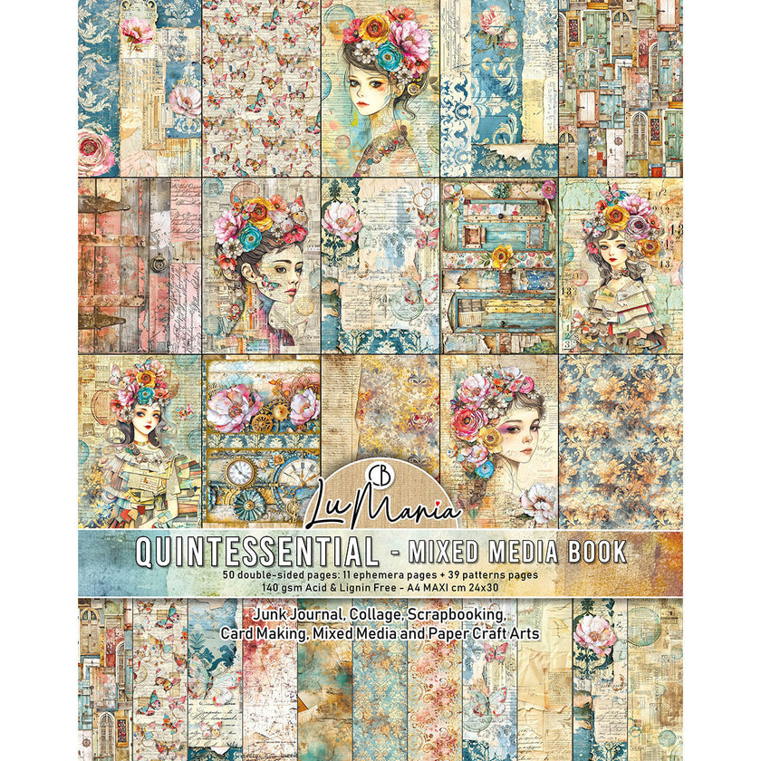 Mixed Media Book Quintessential A4 Maxi