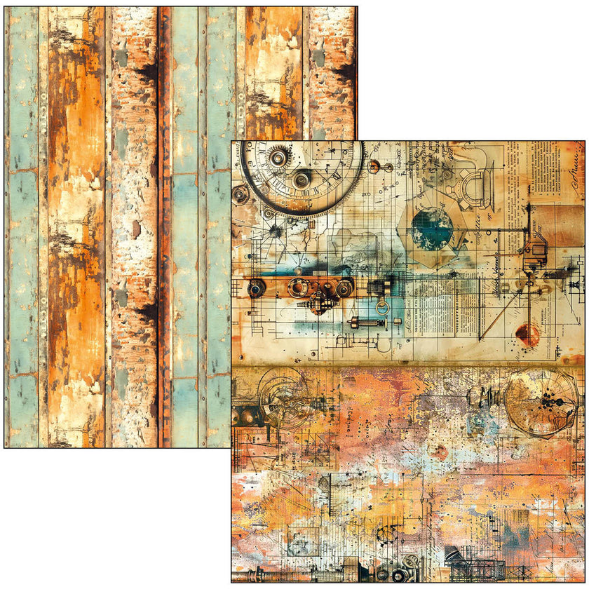 Mixed Media Book Past Time A4 Maxi