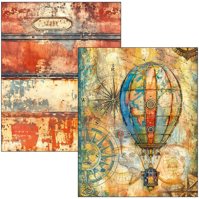 Mixed Media Book Past Time A4 Maxi
