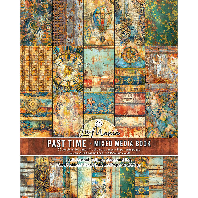 Mixed Media Book Past Time A4 Maxi