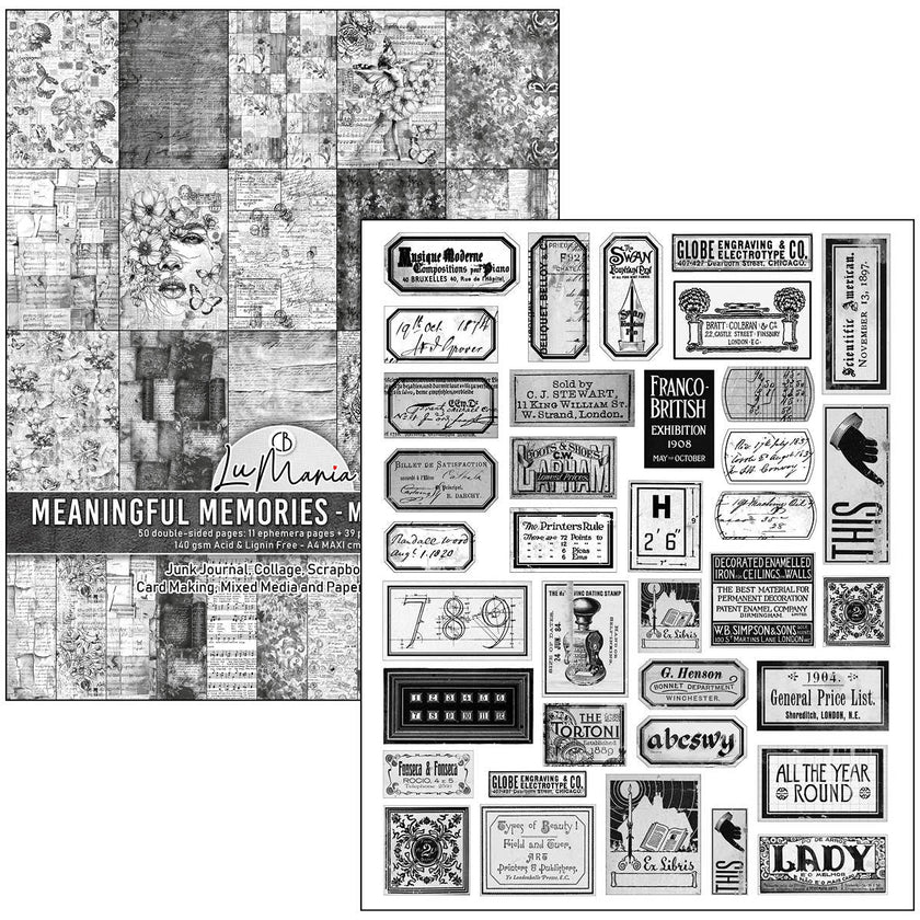 Mixed Media Book Meaningful Memories A4 Maxi