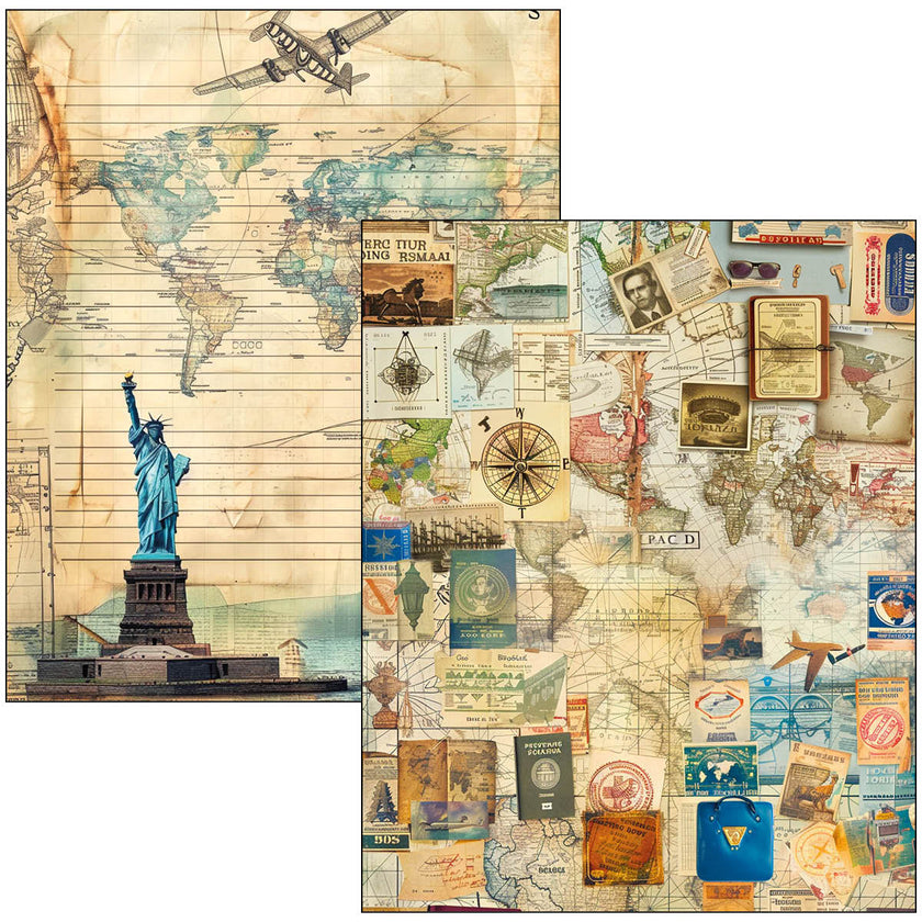 Mixed Media Book Journey Ahead A4 Maxi